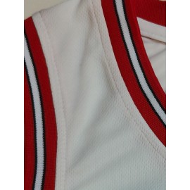 Mens #13 White Basketball Jersey, Breathable Round Neck Sleeveless Letter Embroidery Sweatshirt Training Competition Sports Uniforms Suitable for summer