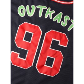 OutKast ATLIENS Baseball Jersey #96 Navy Big Boi Andre 3000 Men's