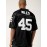 Mens Boobie Miles Retro Football Jersey - Premium Embroidered Stitching, Iconic V-Neck, Classic White Rugby Style, Showcasing Bold Number #45 For Unmatched Team Spirit