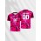 V-neck children's football shirt tops with custom name and number comfortable fit sports leisure outdoor running