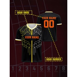 1pc Customizable V-Neck Soccer Jersey for Kids - 100% Polyester Knit Fabric, All-Over Print, Personalized Name & Number, Regular Fit for Boys & Girls - Ideal for Sports, Casual Wear, Training, Beach, Birthday & Outdoors