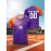 1pc Customizable V-Neck Soccer Jersey for Kids - 100% Polyester Knit Fabric, All-Over Print, Personalized Name & Number, Regular Fit for Boys & Girls, Ideal for Sports, Casual Wear & Outdoor Activities - Spring/Summer/Fall