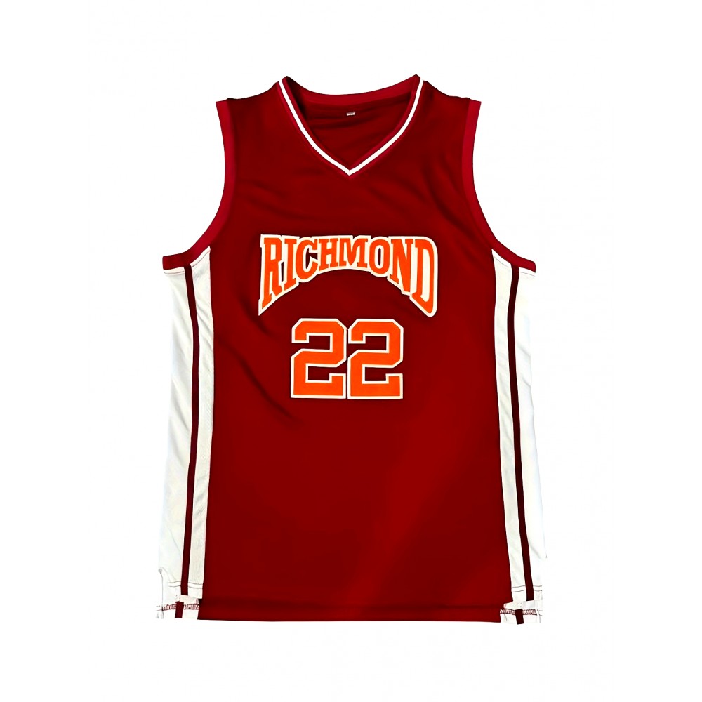 22 Men's Basketball Jersey Sports Training Jersey Red Breathable Comfortable Vest S-3XL