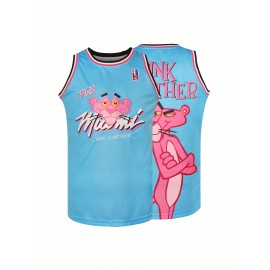 3 Basketball Jersey Stitched Men's Sports Shirt Polyester Round Neck Retro Blue Top White, Blue, Pink S-3XL