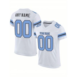 Customized blank football jerseys, multi-color, personalized printed names, numbers and logos for sports shirts, custom football jerseys, breathable sports patterns, suitable for sports teams, parties or couple outfits